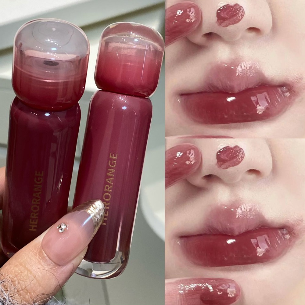 Smoked Grape Purple Red Lip Gl - đánh giá và giá Lip Tint Korean