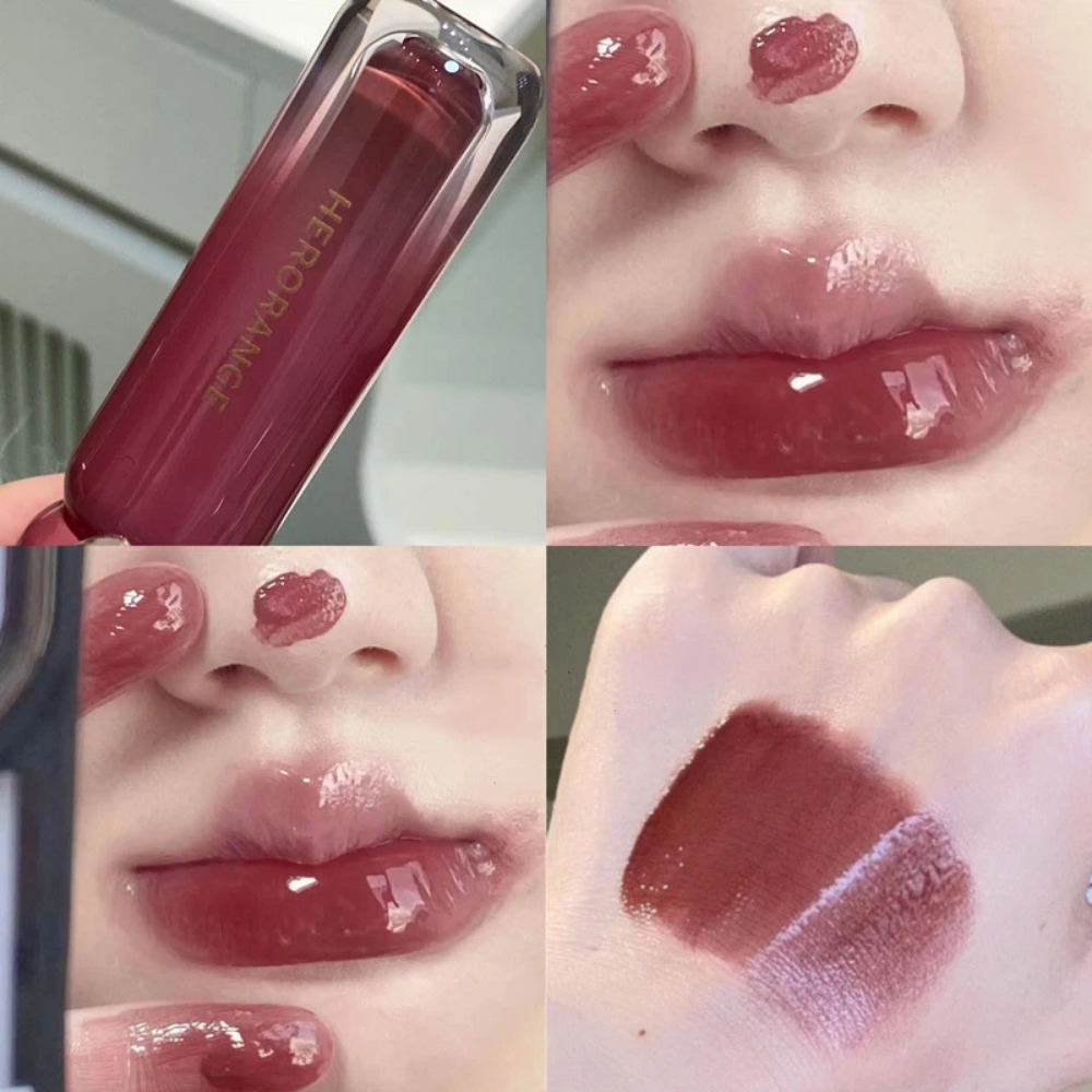 Smoked Grape Purple Red Lip Gl - đánh giá và giá Lip Tint Korean