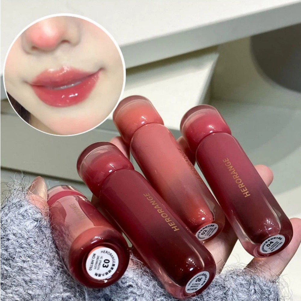 Smoked Grape Purple Red Lip Gl - đánh giá và giá Lip Tint Korean