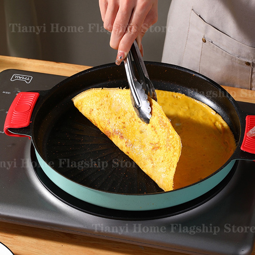 Grill Pan Round Non-Stick Barb - đánh giá và giá Korean Bbq Grill