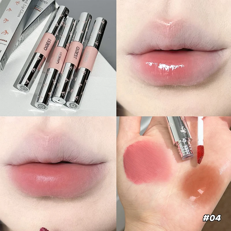 QIBEST Double Ended Lip Glaze  - đánh giá và giá Lip Tint Korean