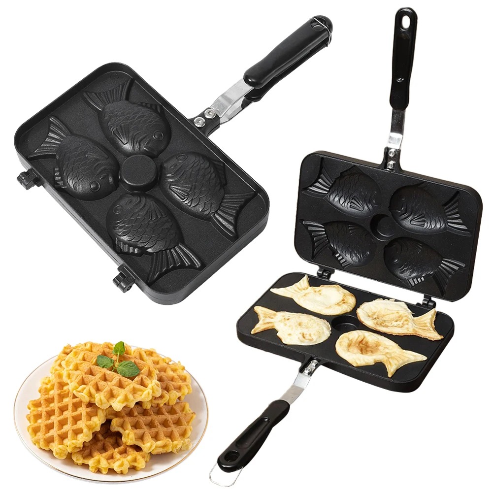 Japanese Taiyaki Waffle Maker  - đánh giá và giá Tteokbokki Rice Cake