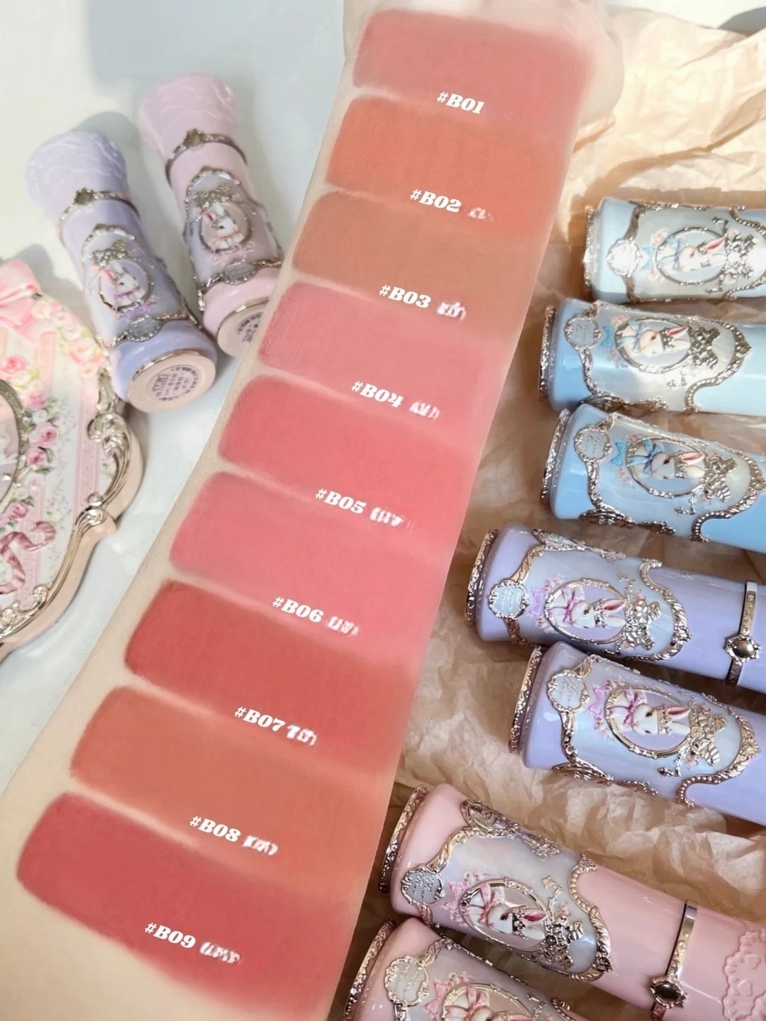 Flower Knows Makeup Bunny Gard - đánh giá và giá Lip Tint Korean