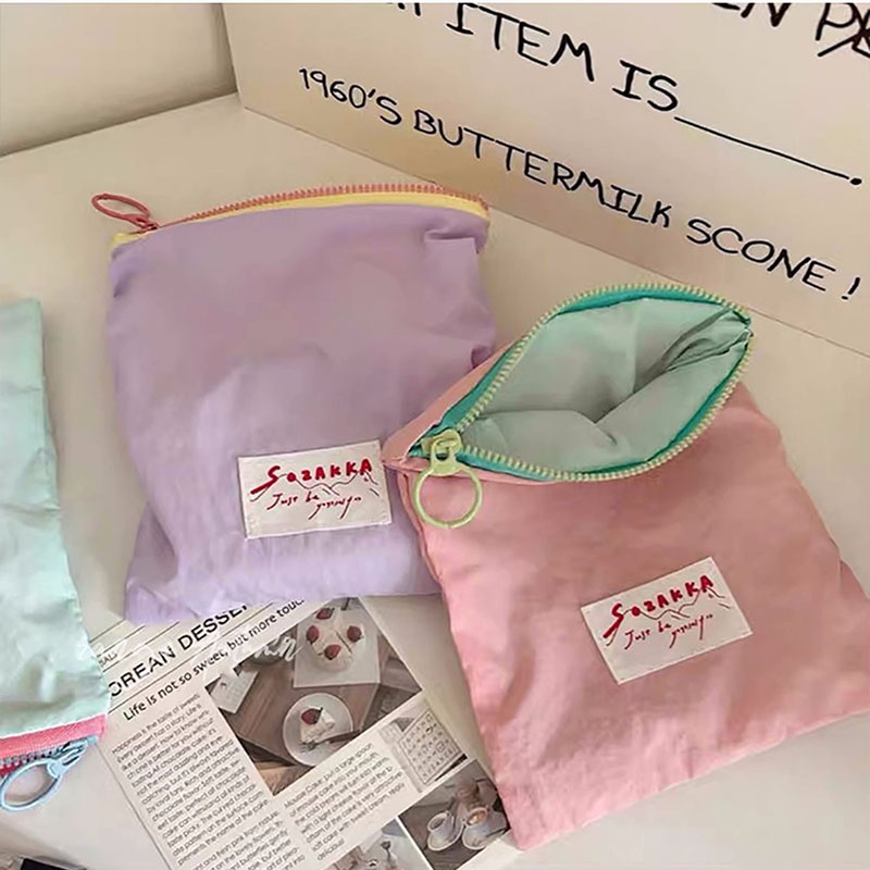 Solid Colour Makeup Bags Korea - đánh giá và giá Korean Skincare Routine