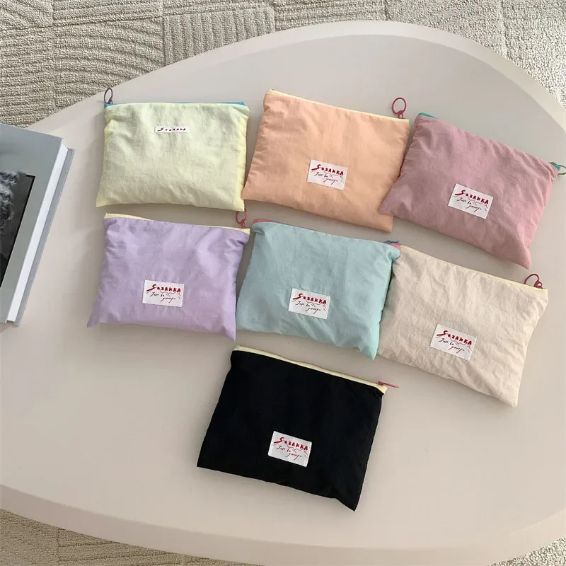 Solid Colour Makeup Bags Korea - đánh giá và giá Korean Skincare Routine