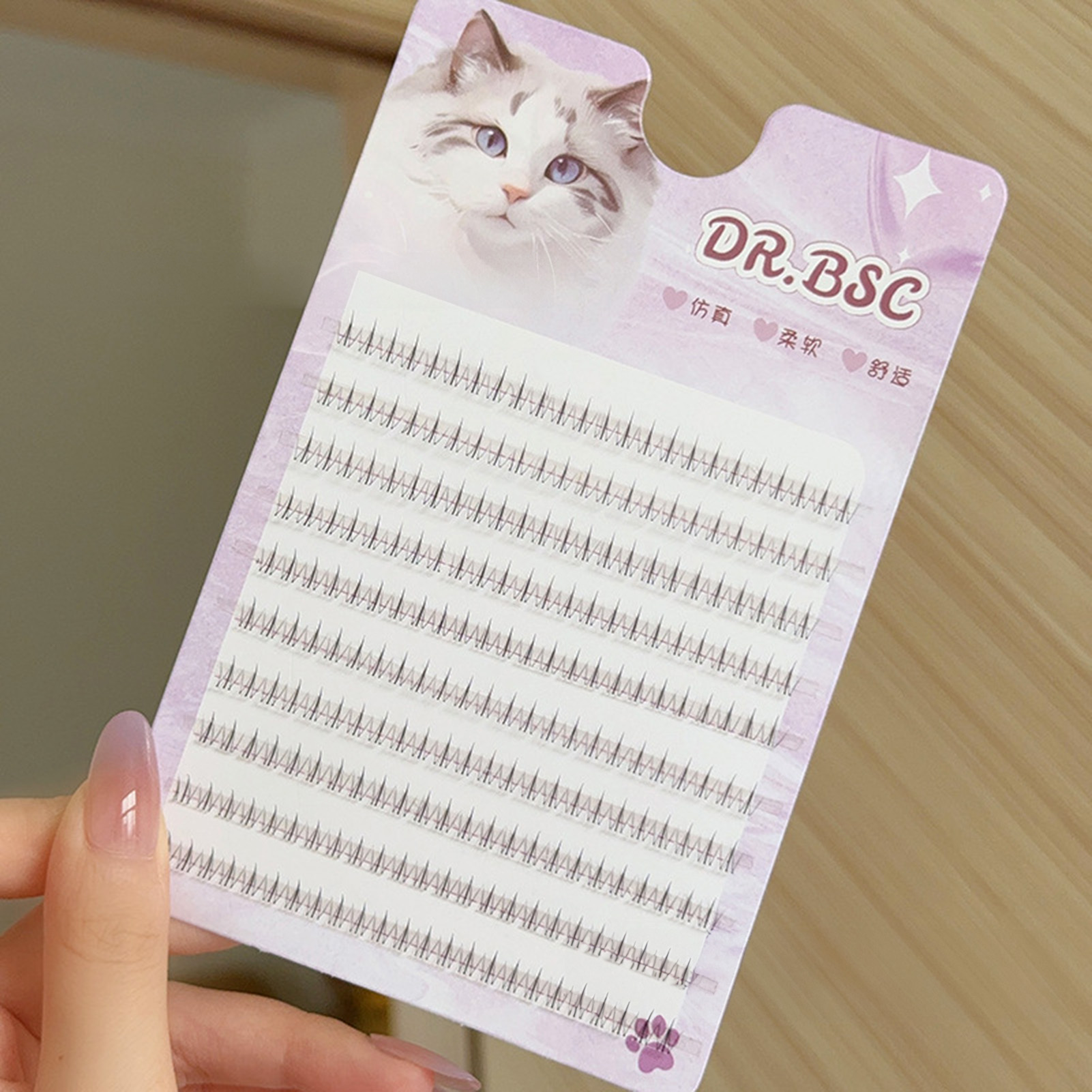Thin Band Bottom False Eyelash - đánh giá và giá Korean Lifestyle Products
